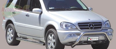 Защита бампера передняя 270/400 CDI Mercedes (мерседес) Ml-class (2002-2005) 