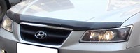 Дефлектор капота тёмный Hyundai (хендай) Sonata EF (2005-2010) 