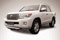 Защита переднего бампера d76 с профильной защитой картера короткая TOYOTA LAND CRUISER 200 (2012) 