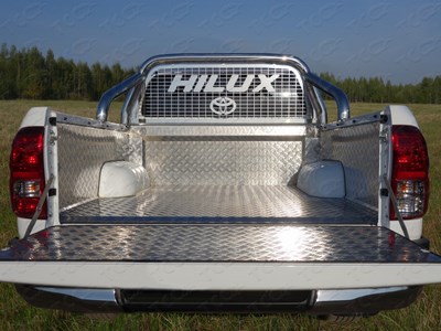 Защитный алюминиевый вкладыш в кузов автомобиля (комплект) Toyota (тойота) Hilux 2015 ― PEARPLUS.ru