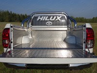 Защитный алюминиевый вкладыш в кузов автомобиля (комплект) Toyota (тойота) Hilux 2015
