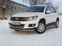 Защита передняя нижняя 42, 4 мм Volkswagen (фольксваген) Tiguan (тигуан) 2011- SKU:458654qw