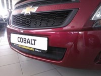 Защита радиатора Chevrolet (Шевроле) Cobalt 2013- black низ
