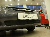 Защита радиатора Chevrolet (Шевроле) Lacetti (лачети) hb black