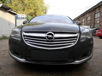 Защита радиатора Opel (опель) Insignia 2014- black