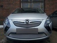 Защита радиатора Opel (опель) Zafira (зафира) 2012- chrome низ
