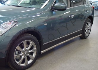 Боковые трубы, d60мм, INFINITI EX, 2007-2013 ― PEARPLUS.ru