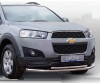 Защита переднего бампера двойная 60/42мм Chevrolet (Шевроле) Captiva (каптива) (2013 по наст.) 