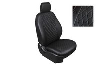 Чехлы из экокожи Ромб для Mazda (мазда) CX5 (X5) Drive Direct 40/60 2012-2017 [Черный]