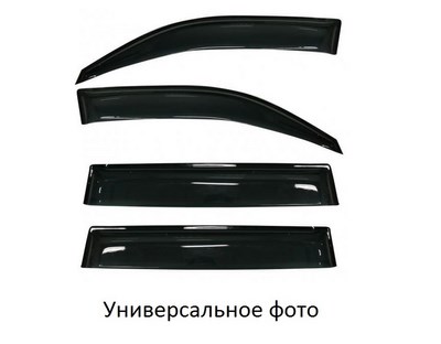 Дефлектор капота (черный) Skoda Octavia с 2004- 2013  г.в.
