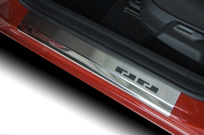 Накладки на пороги Seat Ibiza III 3d (2002-2008)/Cordoba III 3d (2003-2009) серия 08 (нержавеющая сталь) SKU:404625qw