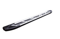 Пороги алюминиевые (Corund Black) Honda (хонда) (Хонда) CrossTour (2010-)  (нагр. до 40 кг.) SKU:347936qw