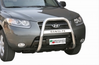 Защита бампера передняя.  Hyundai 	 Santa Fe (2006-2010)