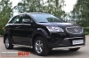 Пороги труба d63 (вариант 1) Ssangyong (санг енг) New Actyon (актион) 2010-