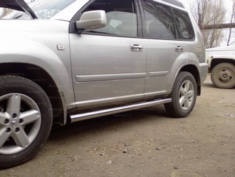 Пороги труба Nissan X-Trail 2007-2014 (T31)