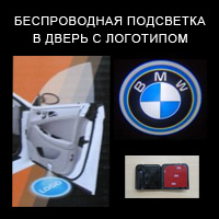 Беспроводной проектор в дверь BMW