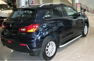 Рейлинги продольные серебристые на Mitsubishi ASX