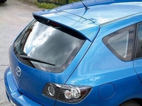 Спойлер на багажник (грунтованный) hatchback на Mazda (мазда) 3 2003-2009