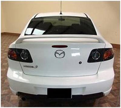 Спойлер на багажник (грунтованный) sedan на Mazda 3 2003-2009 SKU:62584qw