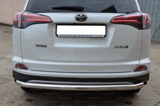 Toyota RAV4 2015 Защита заднего бампера (радиус)