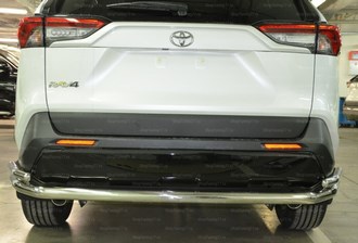 Toyota RAV4 2019 Защита заднего бампера угловая большая SKU:465853qw