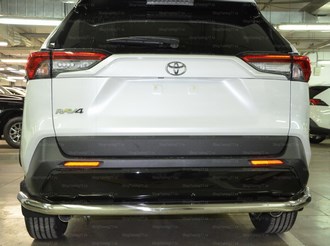 Toyota RAV4 2019 Защита заднего бампера угловая большая