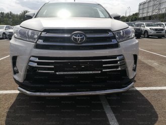 Защита переднего бампера 60 мм TOYOTA HIGHLANDER 2014-