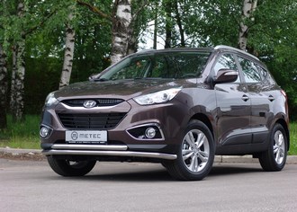 Защита переднего бампера CITY, d60+48мм, HYUNDAI IX3 (X3)5, 2010-2015 ― PEARPLUS.ru