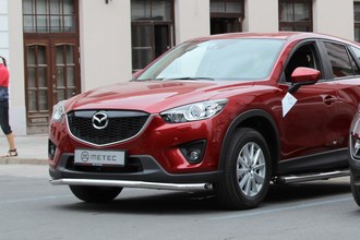 Защита переднего бампера CITY, d60мм, MAZDA CX-5 (CX 5), 2011-2017 ― PEARPLUS.ru