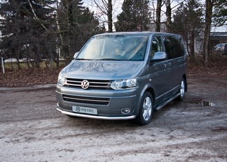 Защита переднего бампера CITY, d60мм, VOLKSWAGEN T5, 2010-2015 ― PEARPLUS.ru