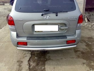 Защита задняя 60 мм Hyundai (хендай) Santa Fe (санта фе) (Classic Таганрог) SKU:465230qw ― PEARPLUS.ru